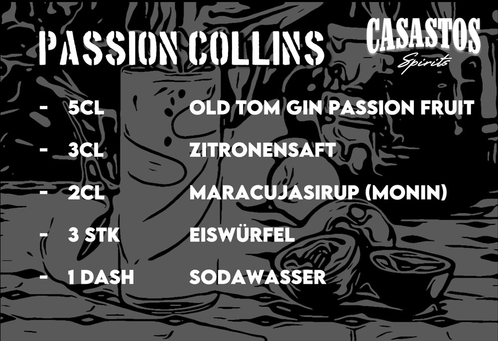 Passion Collins Cocktail